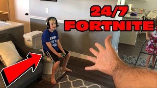 Kid Wont Stop Playing Fortnite For ANYTHING  Brings Toilet To Living Room  Original [upl. by Aniretac]