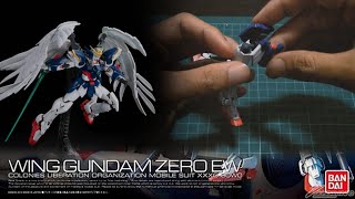 Wing Gundam Zero EW  RG 1144 All Parts Build  Bandai Model Kit [upl. by Rexanna]