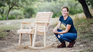 Build a Rocking Chair DIY [upl. by Geno]