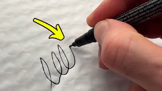 QUICK TEST ‎STAEDTLER Lumocolor Marker Permanent Fine [upl. by Vento]