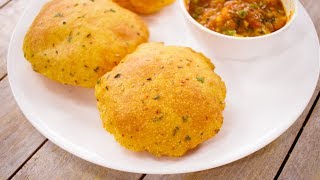 करारी आलू की पूरी की रेसिपी  aloo puri  potato alu flavor poori tiffin recipe  CookingShooking [upl. by Aldus]