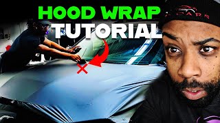 Vinyl Wrap Your Hood For Beginners [upl. by Kellia56]