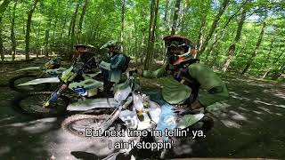 2024 KTM XCW HARD ENDURO  SOME OF PAS FINEST SINGLE TRACK [upl. by Victor]