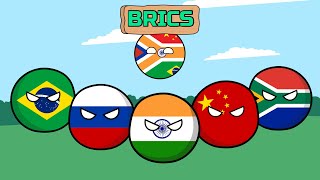 History of Unions countryballs UN unitednations eu brics nato [upl. by Oirasor]