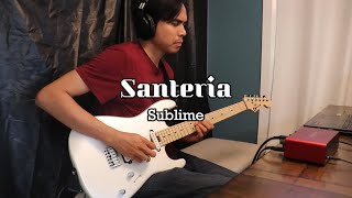 Santeria  Sublime Guitar Solo Cover [upl. by Briscoe]