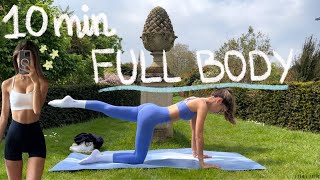 10MIN everyday full body hourglass pilates workout  no equipment  beginner friendly [upl. by Gibert87]