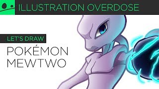 Lets Draw Pokemon 150  Mewtwo Legendary [upl. by Aba]