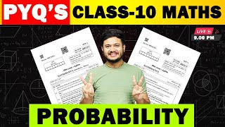 Ch 14 Probability Previous Year Questions  Class 10 Maths CBSE 2024 Boards [upl. by Anitteb296]