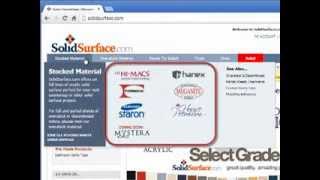 How to Find Material on SolidSurfacecom [upl. by Prussian]