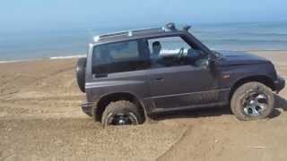 Suzuki Vitara Off Road On The Beach [upl. by Chappelka]