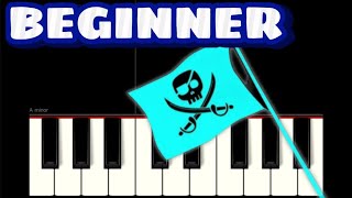 Wellerman Sea Shanty  BEGINNER Piano Tutorial by Bart [upl. by Wilinski62]