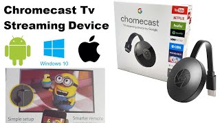 Chromecast tv streaming device set up and Full Review UrduHindi [upl. by Acirem]