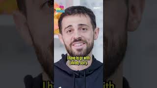 Can you believe Bernardo Silva picked Man United 😮 [upl. by Sidonie]