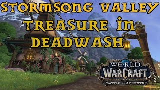 Battle For Azeroth  Stormsong Quest Guide  Part 11  Treasure In Deadwash [upl. by Truitt]