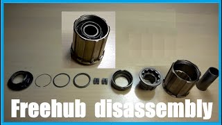 Freehub cassette disassembly bike Shimano [upl. by Shirlee511]