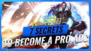 7 SECRETS to Become a PRO ADC  DRAGON LANER in Wild Rift [upl. by Ianahs]