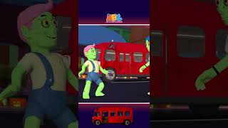 Johny Johny  What’s Hiding in the Haunted Bus 🧟‍♂️🚍shorts spooky halloweensongs [upl. by Patrizia]