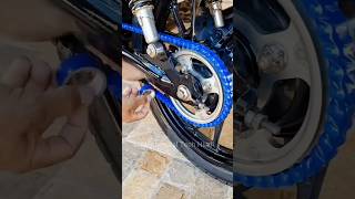 Is It Safe To Tape An Entire Chain Of Bike  Motorcycle  Motorcycle Chain Maintenance Tips shorts [upl. by Ahtiek]