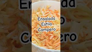 Ensalada de Repollo y Zanahoria Estilo Campero shorts [upl. by Lindberg]