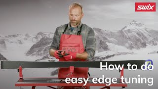 How to do easy edge tuning on alpine skis [upl. by Nytsyrk]