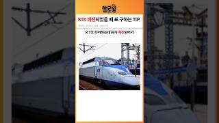 KTX 매진되었을때 표 구하는 팁 [upl. by Ahsiket395]