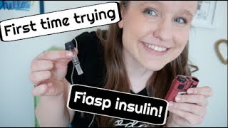 Trying Fiasp Insulin for the First Time [upl. by Elodea361]