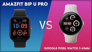 Amazfit Bip U Pro vs Google Pixel Watch 3 41mm Comparison [upl. by Carline104]