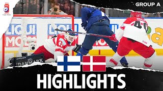 Highlights  Finland vs Denmark  2024 MensWorlds [upl. by Lovash]