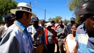 Ian Khama doing his Walk About in Bonnington South Gaborone [upl. by Hahnke]