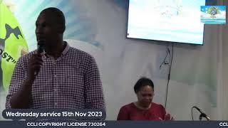 WEDNESDAY SERVICE 15TH NOV 2023 [upl. by Ashlee]