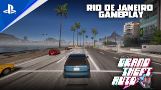 GTA 6 RIO  Brazil Gameplay Rio de Janeiro [upl. by Notnirt]