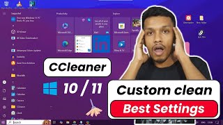 Ccleaner custom clean best settings for windows 1011 pc and laptop  best pc cleaner for windows [upl. by Outhe377]