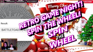 RETRO GAME NIGHT  NES SNES GENESIS GB GBA SPIN THE WHEEL [upl. by Enelyw]