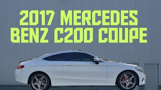 2017 MERCEDES BENZ C200 Coupe Review [upl. by Toile]