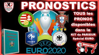 Pronostic Hongrie Portugal France Allemagne pronostic EURO 2020 du Kit du Parieur Gagnant 15 06 [upl. by Ragland]