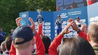 FIA Formula E London Podium Ceremony 2nd July 2016 [upl. by Trix]