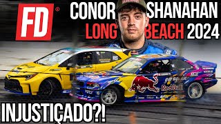 CONOR SHANAHAN INJUSTIÃ‡ADO EM SUA ESTREIA NA FORMULA DRIFT 2024 [upl. by Eelyak43]