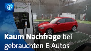 Kaum Nachfrage nach gebrauchten EAutos [upl. by Rengia]