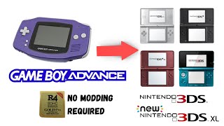 How to Play GAMEBOY ADVANCE GBA ROMs Games on 3DS2DSDSiDSL Tutorial R4Flash MethodNO Timebomb [upl. by Idac501]