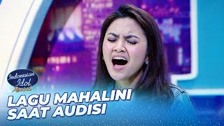 Mempesona Mahalini Pertama Audisi Indonesian Idol  IDOL REWIND 2024 [upl. by Nortyad]