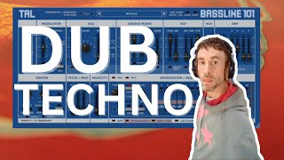 Dub techno music production with tal bassline 101 [upl. by Leandra]