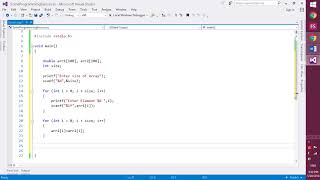 a program in C to copy the elements one array into another array [upl. by Latsyk]