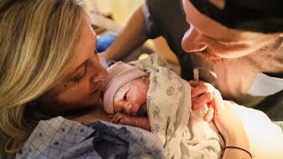 NATURAL BIRTH LABOR AND DELIVERY VLOG PART TWO THE FULL STORY NO EPIDURAL [upl. by Berthe]