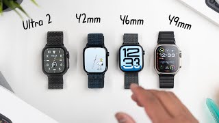 Apple Watch Series 10 42mm vs 46mm vs Ultra 2  Dont Choose Wrong [upl. by Dash113]