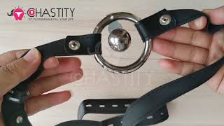 MChastity  How to Assemble Inverted Chastity Device With Belt [upl. by Kacie]