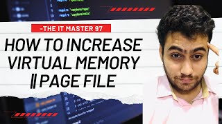 How To Increase Virtual Memory  What Is Page File  Increase VRAM  Speed Up Windows1011 [upl. by Adimra326]