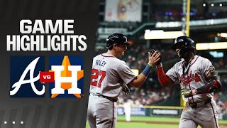 Braves vs Astros Game Highlights 41724  MLB Highlights [upl. by Oivaf]