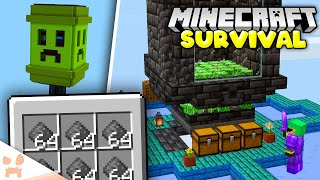 Building A CREEPER FARM In Minecraft 119 Survival 63 [upl. by Leiva]