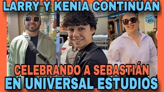 LARRY KENIA Y DALEIZA SE LLEVAN A SEBASTIÁN Y SUS AMIGOS A LOS UNIVERSAL STUDIOSNOTICIAS DE LA RED [upl. by Notnyw381]