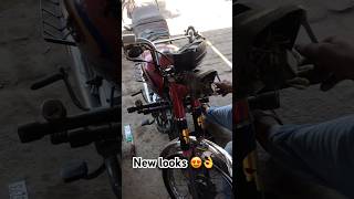 New look bike modification part2bikemodificatin automobile 70cc minivlog cds dirtbike bike [upl. by Hairahs]